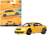 AUDI S4 QUATTRO WITH SUNROOF YELLOW DIECAST MODEL CAR BY HOT WHEELS HCJ95