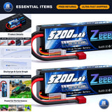 Lithium polymer LiPo battery with hard case and red T-connector leads