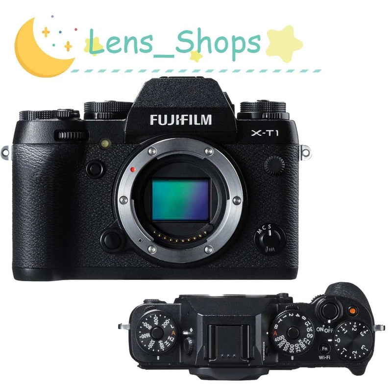Fujifilm X-T1 Mirrorless Digital Camera Body Only Black 16.3MP Tripod Thread