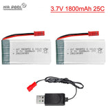 2¡Á 3.7V 1800mah Lipo Battery for HQ859B HQ898B H11D H11C T64 T04 T05 F28 F29 T56