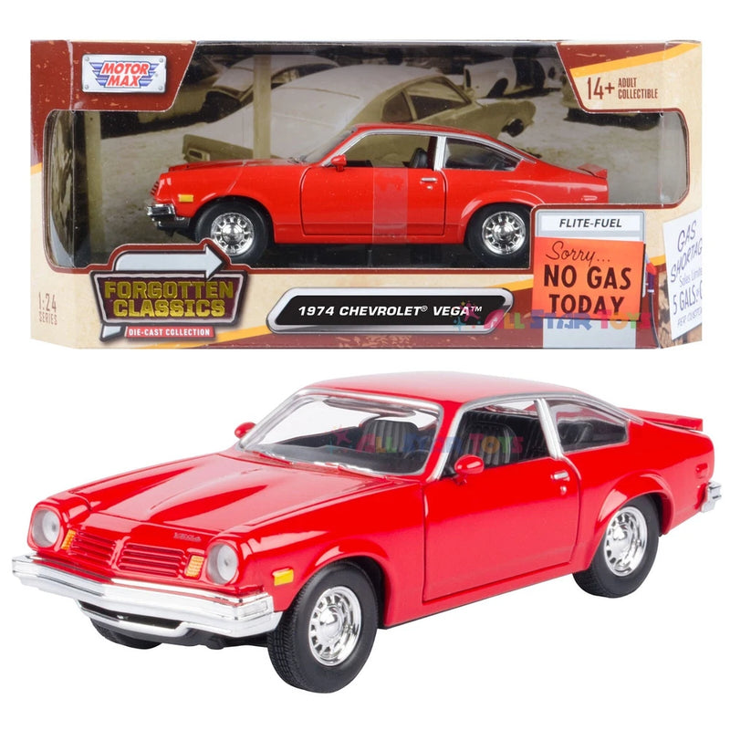 MOTORMAX 1974 CHEVROLET VEGA 1:24 SCALE DIECAST MODEL FORGOTTEN CLASSICS 79046