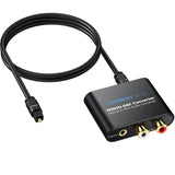 Digital to Analog Audio Converter,192Khz Optical to Rca,Optical to 3.5Mm Dac,Spd