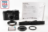 [NEAR MINT /Strap] Fujifilm X Series X10 12.0MP Digital Camera Black JAPAN #229