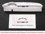 1957 FORD CUSTOM - DEL RIO RANCH WAGON - GASSER GAUGE FACES ¡ª 1/25 REVELL ¡ª READ