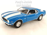 1968 Chevy Camaro Z28 1/24 Diecast Model by Welly - BLUE