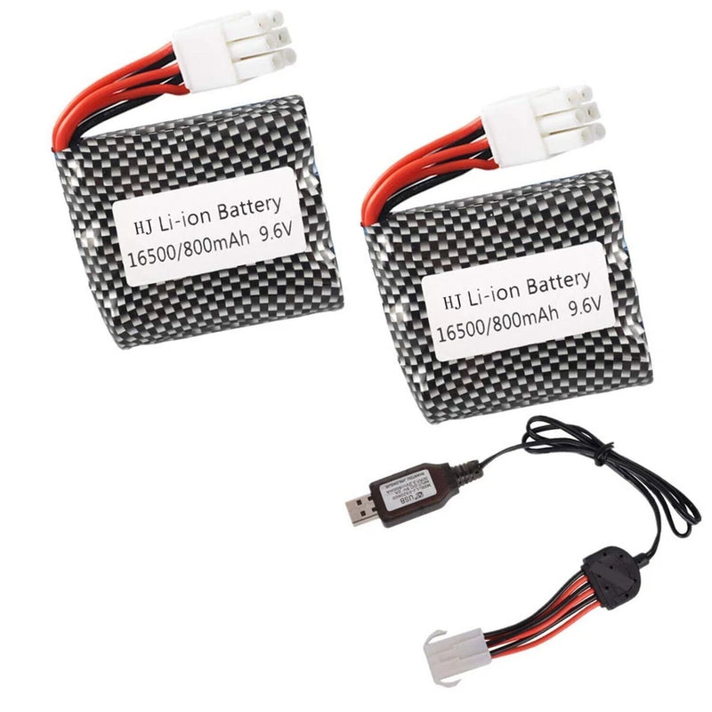 9.6V 800mAh 20C Lipo Battery for 9115 9116 S911 S912 High Power RC Truck RC car