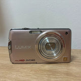 Panasonic LUMIX DMC-FX700 Digital Camera Pure Pink Gold Tested Condition
