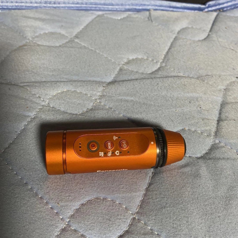 Panasonic Wearable Camera HX-A1H-D Orange 2.87 million pixels Tested Working