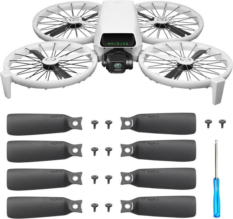 8 PCS Propellers Replacement Blades for DJI Flip Low Noise and Quick Release