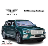 1:24 Bentley Bentayga High Simulation SUV Model Metal Toy Car