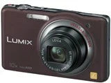 Panasonic Lumix SZ7 Digital Camera 10x Zoom Brown From Japan