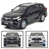 1/32 Toyota Highlander 2022 Model Car Alloy Diecast Toy Vehicle Collection Gift Battery