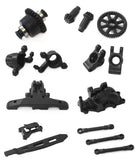 KingVal Chassis/Suspension Arm/Diff For JJRC Q117-A Q117-B Q117-C Q117-D RC Car