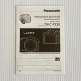 Panasonic Digital Camera Lumix DMC-FZ28 Operating Instructions - Spanish