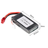 1x 7.4V 1600mAh Lipo Battery for RC Car 1/10  Accessories For XLH 9125 Buggy Car