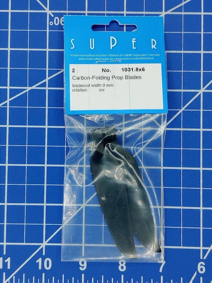 Low-Noise Propellers Carbon Fiber Prop Blades #1031 8x6 Bladeroot width 8mm