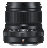FUJIFILM Single Focus Medium Telephoto Lens XF 50mm F2 R WR B Black EMS