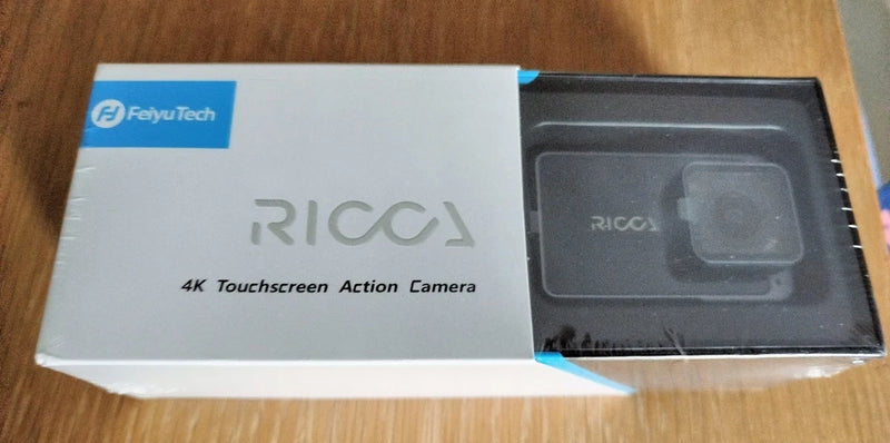 4K TOUCHSCREEN WATERPROOF ACTION CAMERA. BRAND NEW AND SEALED. FEIYUTECH RICCA .