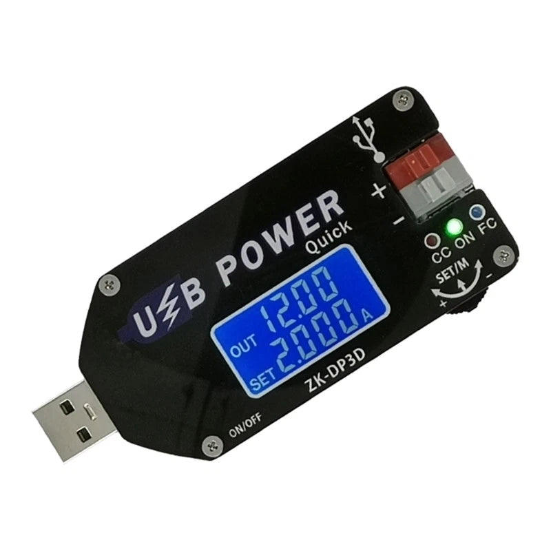 15W USB Step UP Power Supply Module Boost Adjustable Converter Fan Control