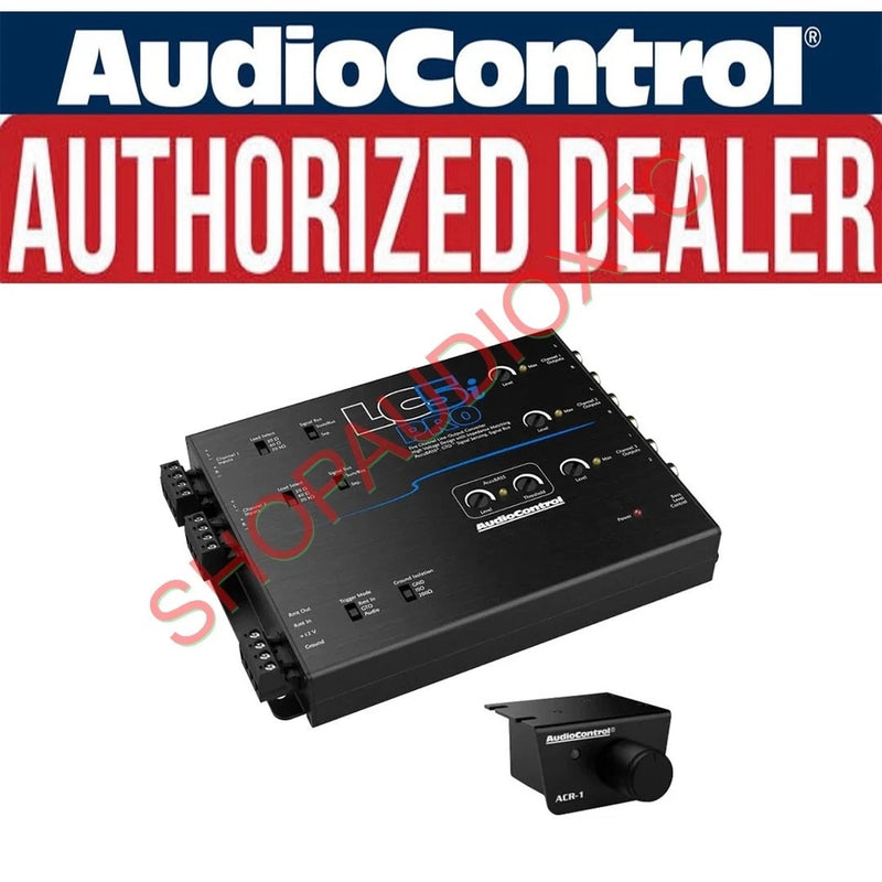 AudioControl LC5i PRO 5 Channel Car Line Output Converter AccuBass ACR-1 Remote