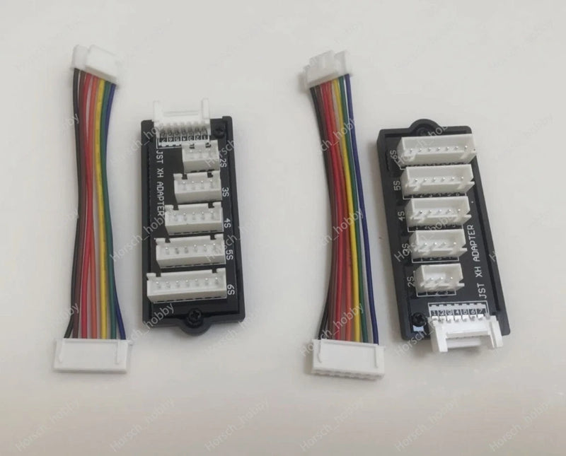 JST-XH Balance Board 2S 3S 4S 5S 6S LiPo Battery Charger Charging Adapter RC 2PC