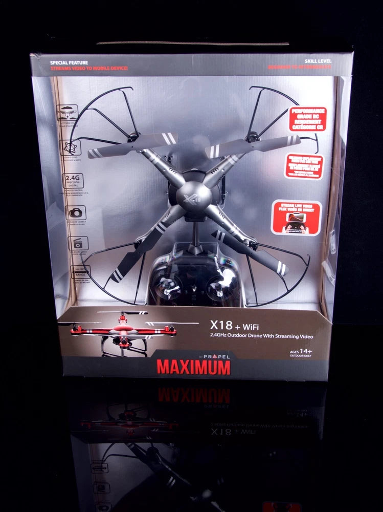 Propel Maximum X18+WiFi Camera Drone - Brand New Sealed