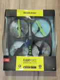 Brookstone FlightForce expedition drone box with four green propellers