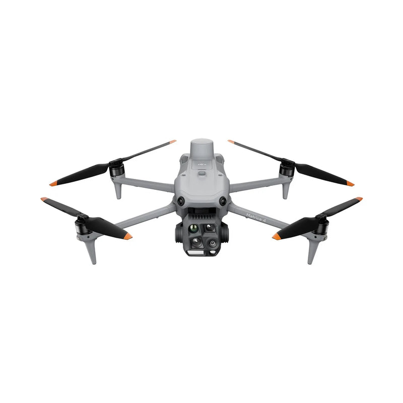 DJI Matrice 4T drone with four propellers and gimbal camera