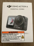 DJI Osmo Action 4 Essential Combo Camera 4K 120fps Brand New , Open Box