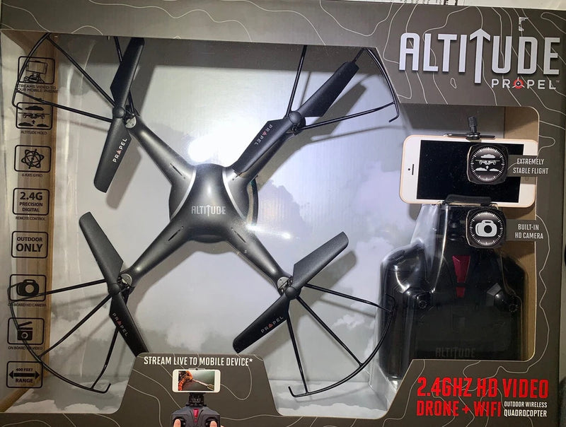 ALTITUDE PROPEL 2.4GHZ HD VIDEO DRONE WIFI OUTDOOR WIRELESS QUADROCOPTER