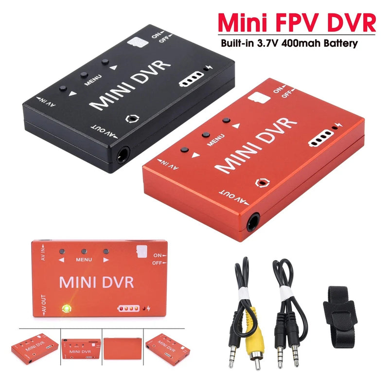 Mini FPV DVR Video Audio Recorder for RC FPV Multicopters VR Goggle Monitor