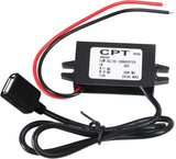 12V to 5V DC Converter Buck Module USB Female Output Power Adapter Car Regulator