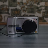 Panasonic Lumix DMC-TZ1 5MP Silver Camera Untested No Charger