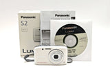 Panasonic LUMIX DMC-S2 White Compact Digital Camera Excellent Condition