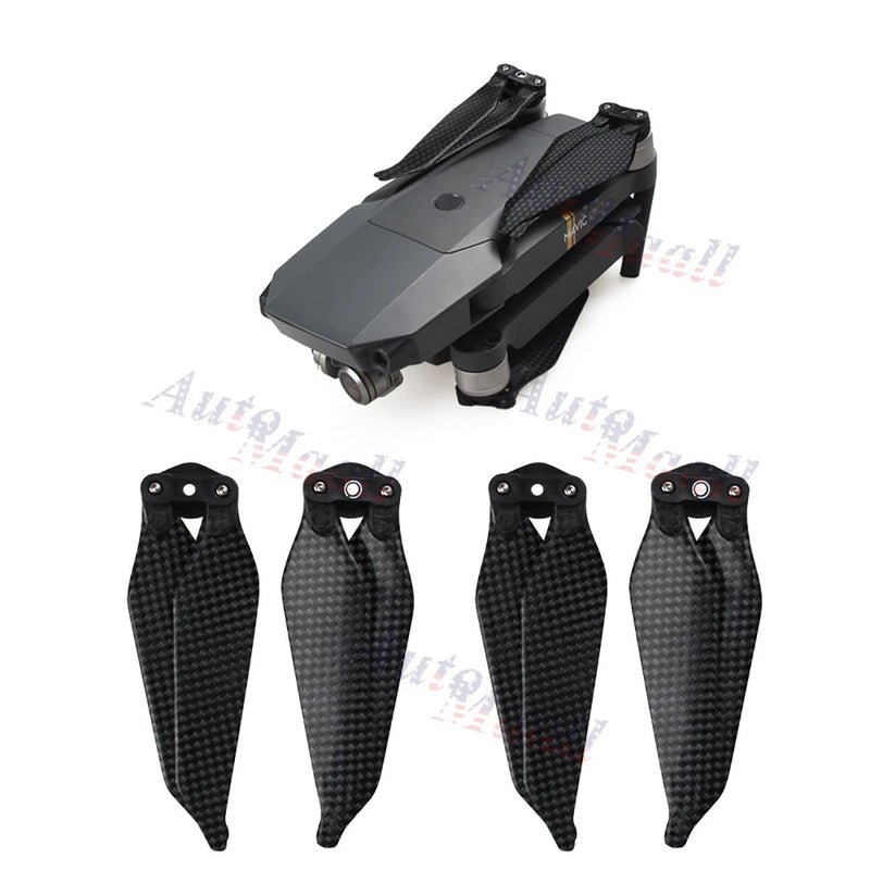 Low-Noise Quick-Release 8331F Carbon Fiber Propellers for DJI Mavic Pro Platinum