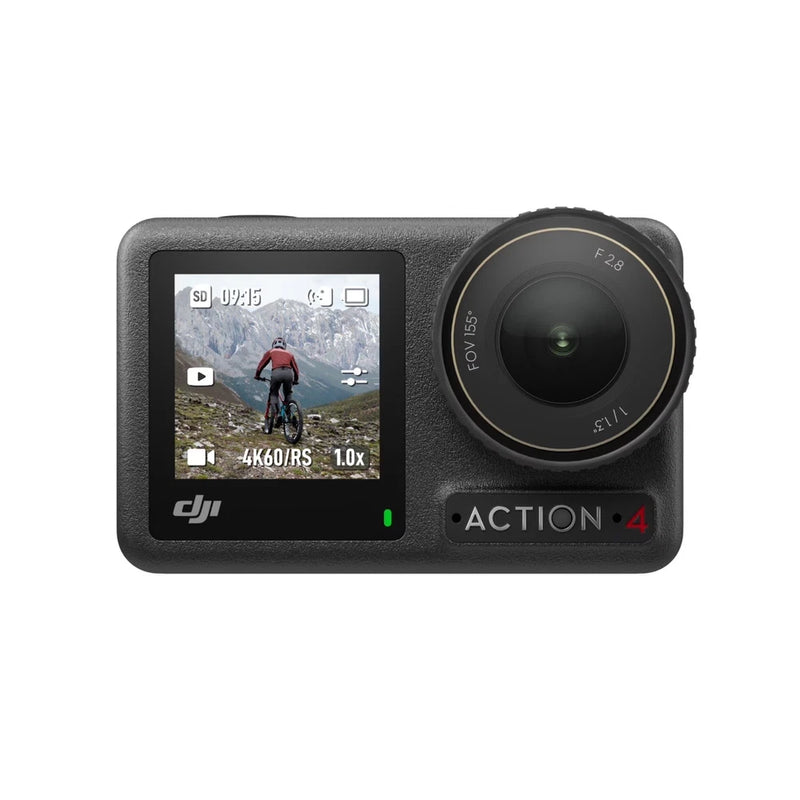Osmo Action 4 Waterproof 4K 4X 10MP Action Camera with Extreme Battery, Bla