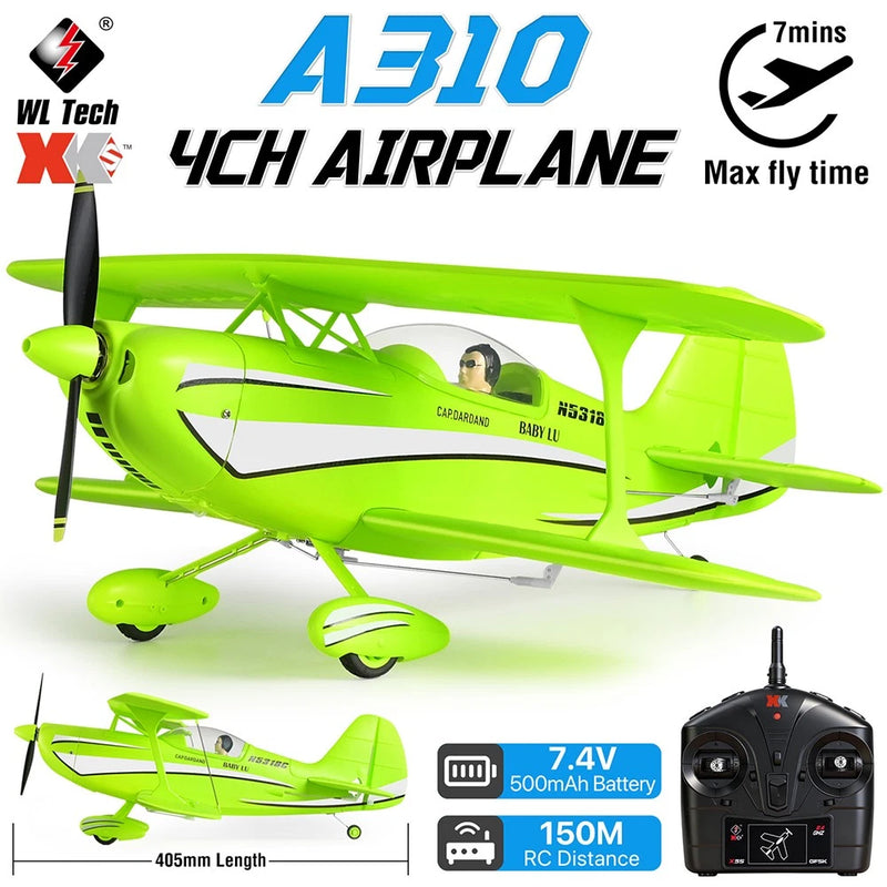 Wltoys A310 RC Plane 4CH 3D/6G System EPP Foam Brushless Stable Flight Trainer