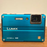 Panasonic LUMIX DMC-FT2 Blue Waterproof Shockproof Digital Camera 14MP
