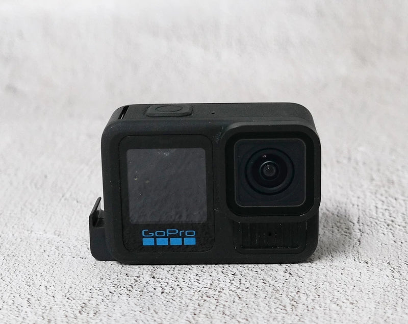 GoPro HERO13 Black action camera with front lens and touch screen
