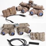 FMA GPNVG18-BNVS/GPNVG18-CAG Ver NVG DUMMY Model+Functional Battery Box w/ Wire Battery