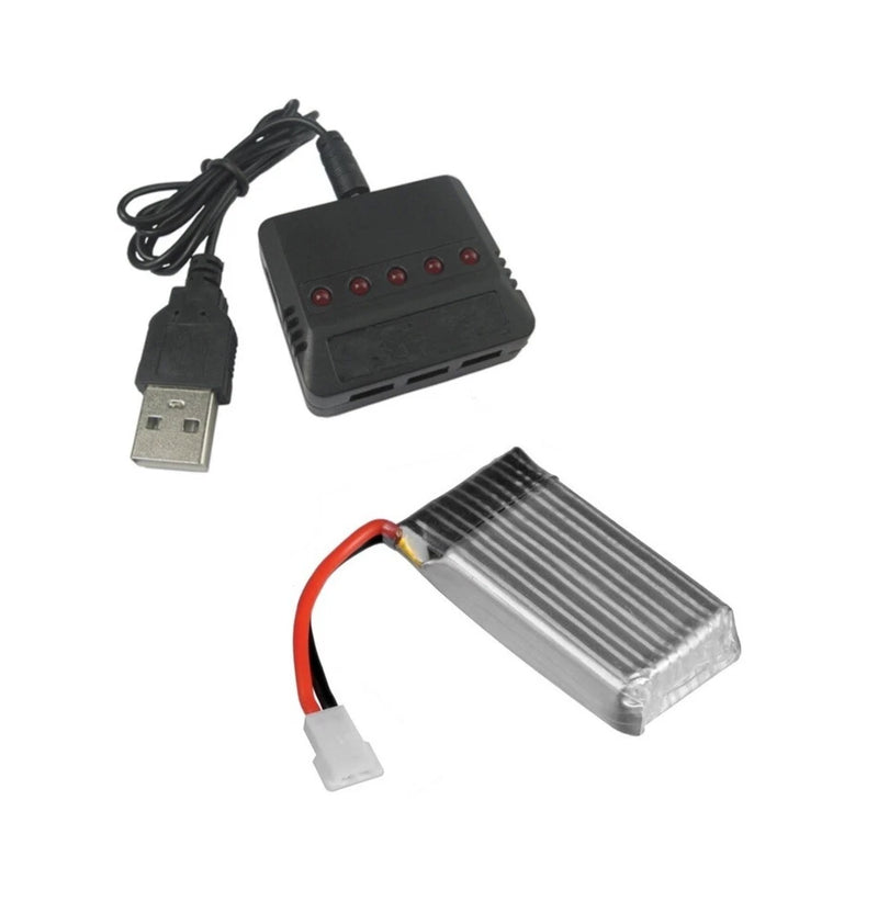 Dromida Verso 3.7v 380mAh LiPo Battery w/5 in 1 USB Charge