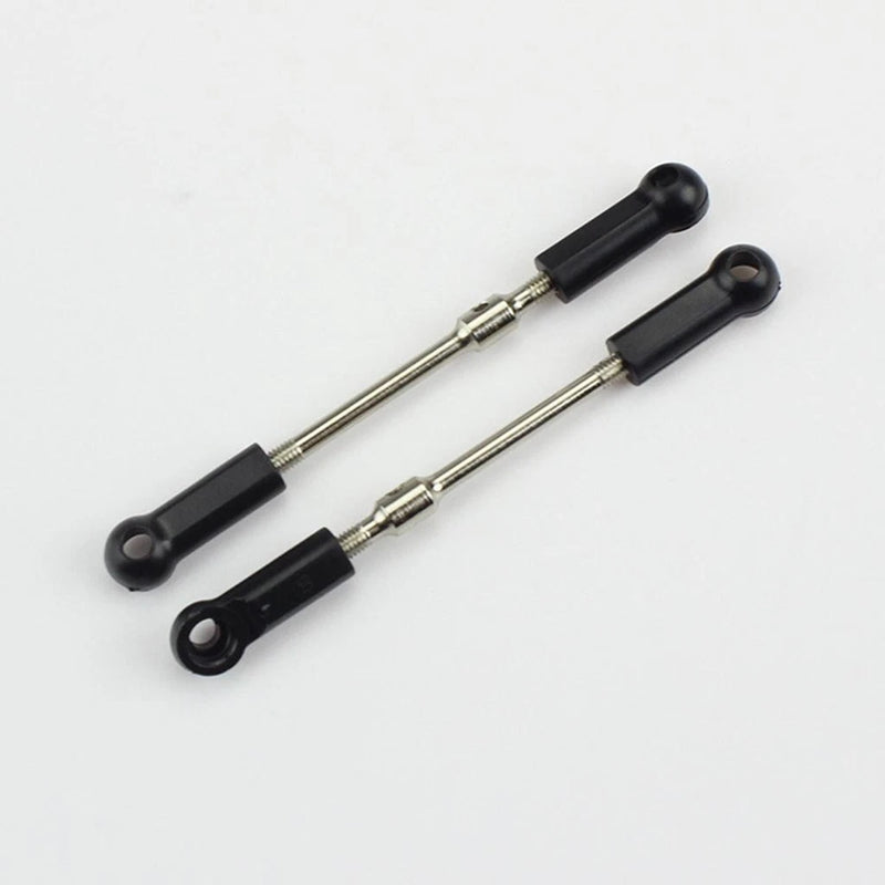 2Pcs RC Car Servo Linkages Pull Rod for Wltoys 104001 1:10 RC Car Truck Accs
