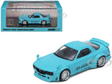 MAZDA RX-7 (FD3S) RHD LIGHT BLUE 1/64 DIECAST BY INNO MODELS IN64-RX7FDP-TIFBLU