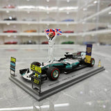 SPARK 1:43 2017 Mexico Station W08 Mercedes Hamilton Resin F1 Racing Car Model