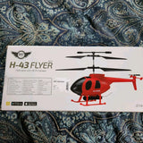 H-43 Pilot Sky Rider Helicopter Drone with Wi-Fi Camera, (DRW243R) RED, New!