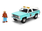 1980 Chevrolet Blazer w/ Smokey Bear Diecast 1:24 Scale Model - Jada 36294
