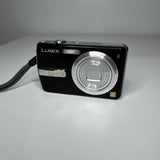 LUMIX Panasonic DMC-FX50 7.2MP Digital Camera Black TESTED W/ Battery