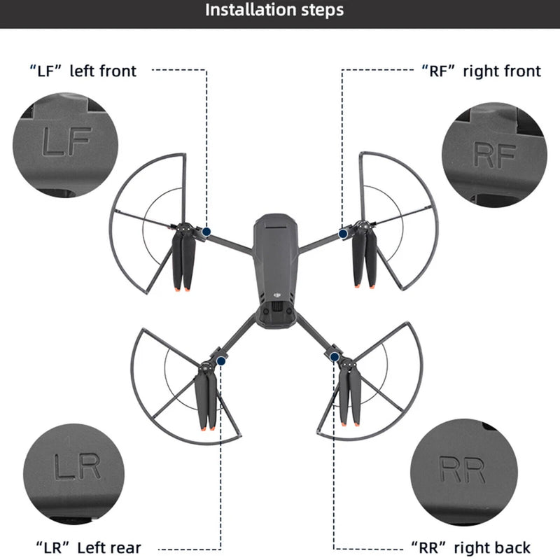 Drone Front Rear Propeller Protective Ring Anti-Collision Ring for Mavic 3 Parts