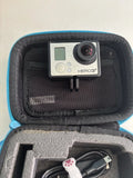 GoPro HERO3+ action camera in protective case