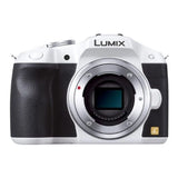 Panasonic Lumix G6 Mirrorless Camera Body, 16.05 Megapixels, White, DMC-G6-W
